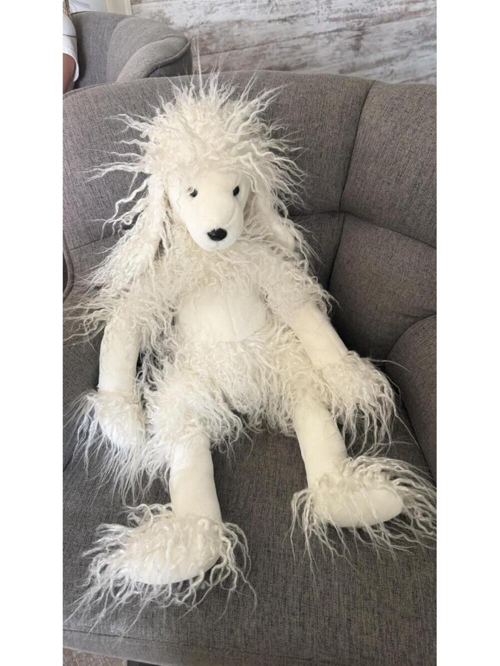 Russ Berrie Candide #24166 French Poodle Dog 20" Stuffed Animal Plush